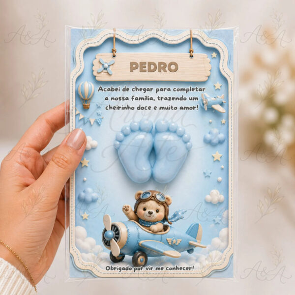 D_NQ_NP_718664-MLB110232142940_052026-F.jpg Lembrancinha de Saída de Maternidade - Sabonete Artesanal com Cartão | Aroma & Arte