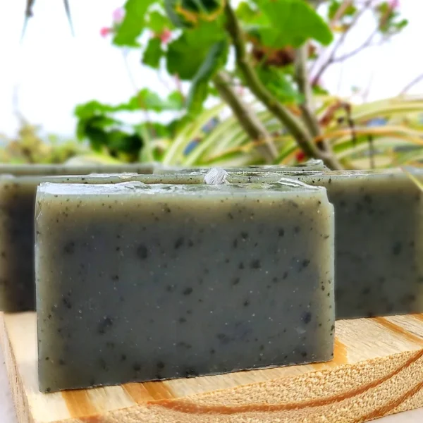 Sabonete Artesanal Argila Verde - Minerais Naturais | Aroma & Arte