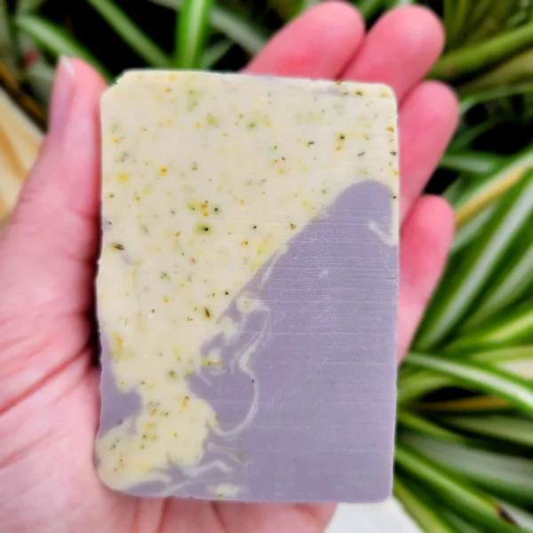 Sabonete Artesanal Lavanda e Camomila - Argilas Naturais | Aroma & Arte
