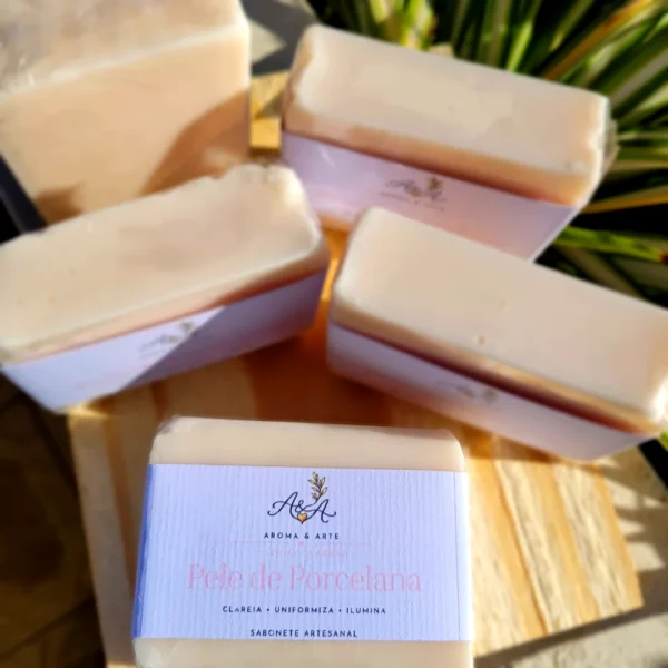 Sabonete Pele de Porcelana - Cuidado Premium | Aroma & Arte