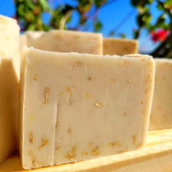 Sabonete Artesanal Aveia e Mel - Nutrição Profunda | Aroma & Arte