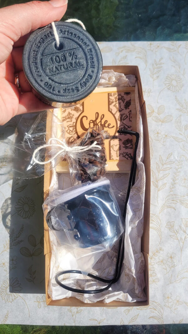 Kit Presente Experiência Café + Sabonete Artesanal - Dia Dos Pais